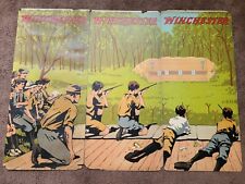 Rare 1923 Winchester Store Panel Sign Display Junior Rifle Corps Range WJRC picture