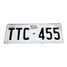 Vintage SA South Australia ? Collectible License Plate Original Tag # TTC 455 picture