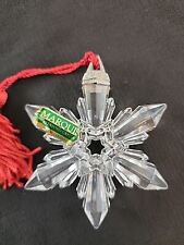 2003 Marquis Waterford  Annual Snowflake Ornament 1st In A Series Germany  picture