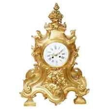 Superb Bronze High Quality Signed leRoy French Rococo Louis XV Mantle Clock picture