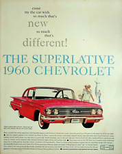 1959 Full Page Size Color Look Magazine Ad - 1960 Chevrolet - FC picture