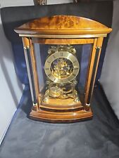 Bulova Mantel Clock w/ Pendulum Valeria Model # B2026 Beautiful wood design,test picture
