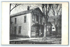 c1910 Post Office Building Adamsville Ohio OH Unposted Antique Postcard picture