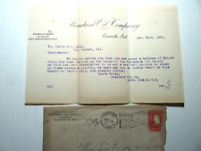1904 Standard Oil Indiana Evansville w/Original Envelope picture