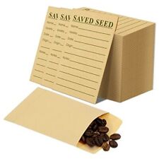 120 Pcs Seed Envelopes Resealable, 4.7 x 3.15 Inch Seed Packet Envelopes with  picture
