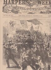 JUL 25,1863  HARPERS WEEKLY REISSUE-CIVIL WAR COVER- GEN BURNSIDE-IN E TENNESSEE picture
