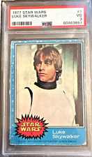 1977 PSA 3 Original Topps Star Wars Luke Skywalker #1 Mark Hamill RC Rookie Card picture