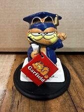 Vintage 1981 Enesco Garfield Graduation 'Look Out World Here I Come...' Figurine picture