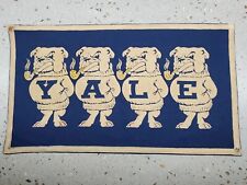 1900s YALE BULLDOGS FELT BANNER  picture