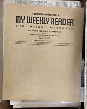 Rare Special Braille Edition The Weekly Reader January 26-30 1953 picture
