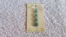 NOS Vintage Le Chic Lt. Green 3074 Buttons Italy Size 1/2