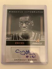 13-14 Panini Pinnacle Anthony Mason New York Knicks Autograph picture
