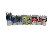 Vintage Beer Cans Lot of 8 Schlitz Brewing Old Milwaukee Schlitz Light picture