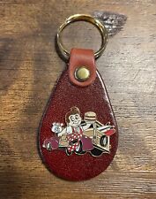 Vintage Rare New/Old Stock Bob's Big Boy Leather Key Ring picture