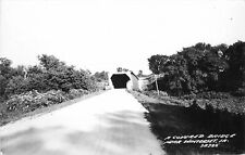 Postcard  950s RPPC Photo Iowa Winterset Covered Bridge Cook 22-13441 picture