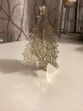 Gorham Pierced Christmas Tree Sterling Filigree  Ornament picture