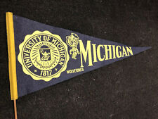 1960s U of M College of Arts Sciences & Letters Full Size Pennant - Wolverine picture