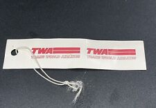 Vintage TWA Paper Luggage Tag, Trans World Airlines- Unused picture