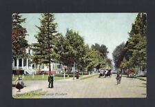 c.1900s View Main Street At Corner Elizabeth Keyport New Jersey NJ Cars Postcard picture