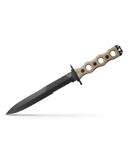 Benchmade Knives SOCP Dagger 185SBK-1 Serrated Black CPM-3V Desert Tan G10 picture