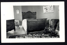 RPPC - GOLDEN NORTH HOTEL Skagway Alaska THE PULLEN ROOM - not posted photo card picture