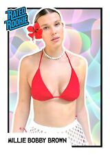 Millie Bobby Brown Custom Trading Card By MPRINTS /9 (Only 9 Printed) picture