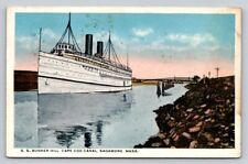 c1920s Steamer S S Bunker Hill Passing Through Cape Cod Canal  P113A picture