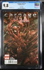 Carnage U.S.A. #1 (2nd Print) CGC 9.8 NM/M Extremely Rare Clayton Crain WP 2012 picture