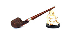 VINTAGE PETERSON'S DONEGAL ROCKY (411) RUSTIC BULLCAP ESTATE PIPE 1973 picture