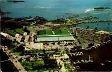 Postcard Convention Hall & Marina at Dinner Key Coconut Grove FL Florida   D-416 picture