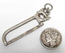 Miniature Antique F DICK NY 3'' Advertising Salesman Sample Fob Meat Saw Germany picture
