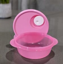 Tupperware Round Crystalwave Microwave Bowl 2.5 Cup Pink  NEW  picture