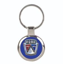 Vintage Ford Logo Chrome key ring Classic Art Logo Prints Key Fob Keychain picture