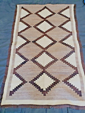 VINTAGE AUTHENTIC NAVAJO AMERICAN RUG 63X41 picture