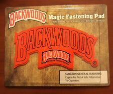 Backwoods Tobacco Magic Fastening Pad MagicPad Logo Sticker 5.5 x 3 Red picture