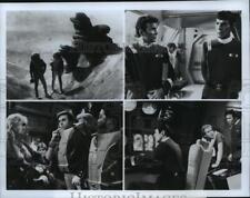 1985 Press Photo Paul Winfield, Walter Koenig & Leonard Nimoy in Star Trek II. picture