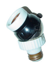 Vintage G.E. CO. Angled Adjustable Light Lamp Socket Adapter Porcelain Base USA picture