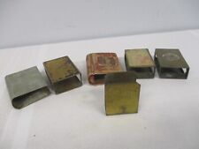 6 ANTIQUE MATCH BOX HOLDERS ~ NEED TLC picture