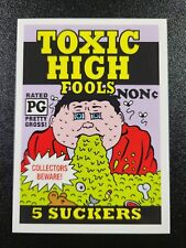 Toxic High Fools Parody Sticker 2019 Garbage Pail Kids Card picture