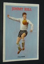 1959-1960 FOOTBALL A&BC CARD RED QUIZ #17 JIMMY HILL FULHAM FC COTTAGERS picture