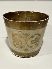 Vintage Italian Italy Florentine Gold Wood Bucket picture