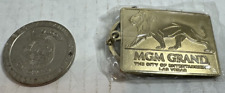 Vintage MGM Grand One Dollar $1 King Looey 1993 Token + New Lion Key Chain picture
