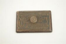 Antique 1880s-90s Washington Life Insurance Co. NY Bronze Cast Iron Paperweight picture