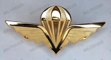 Norway Norwegian Parachute Wing Fallskjermving Old Style Badge (Gold) picture