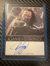 2022 HBO Game Of Thrones Dean S. Jagger As Smalljon Umber Auto In Black picture