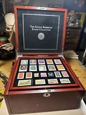 Danbury Mint The Native American Stamp Collection Complete With Keys picture