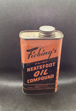 Antique Fiebings Neatsfoot oil Compound Tin picture