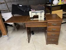 Vintage Riccar Electronic 808E Sewing Machine with Cabinet picture