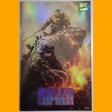 Killer Kare Bears - Godzilla 70th Anniversary Homage - Chrome Foil - Ltd #6/10 picture