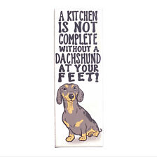 Black Tan Dapple Dachshund Wiener Dog Magnet Pet Gift Collectible Kitchen Decor picture